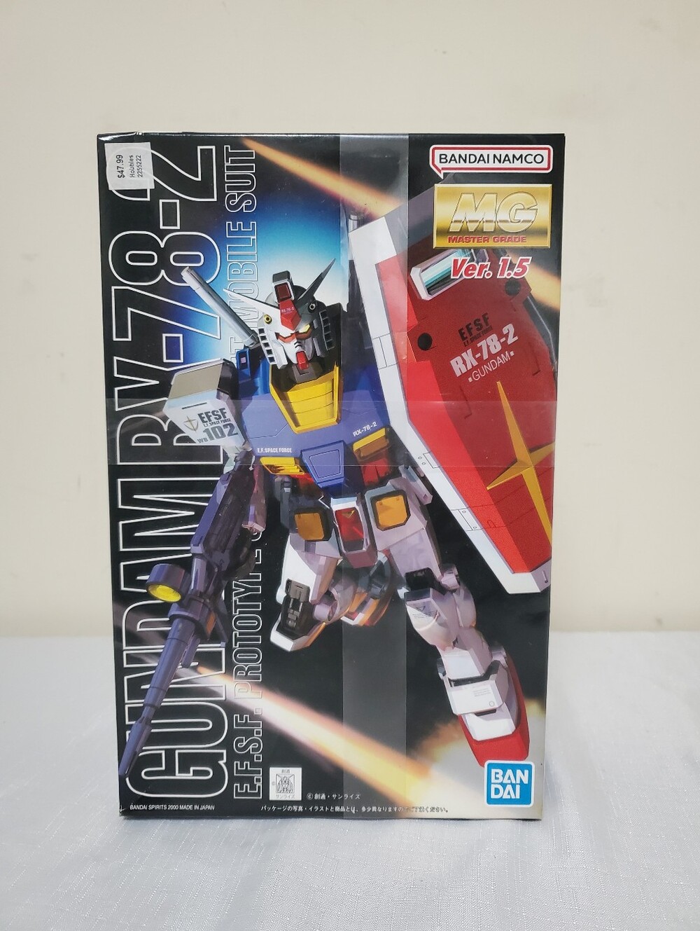 Bandai MG 1/100 RX-78-2 Gundam Ver 1.5 Mobile Suit Model Kit